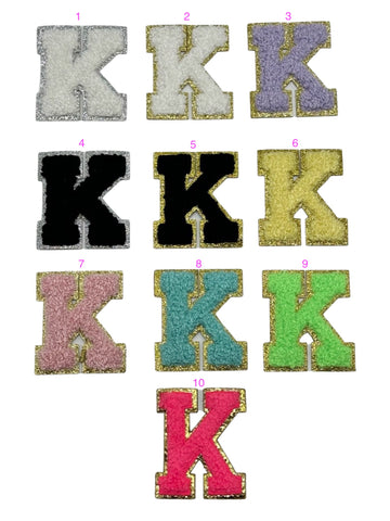 Letter Patches (Chenille)