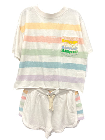 Hamptons T shirt & Shorts Set