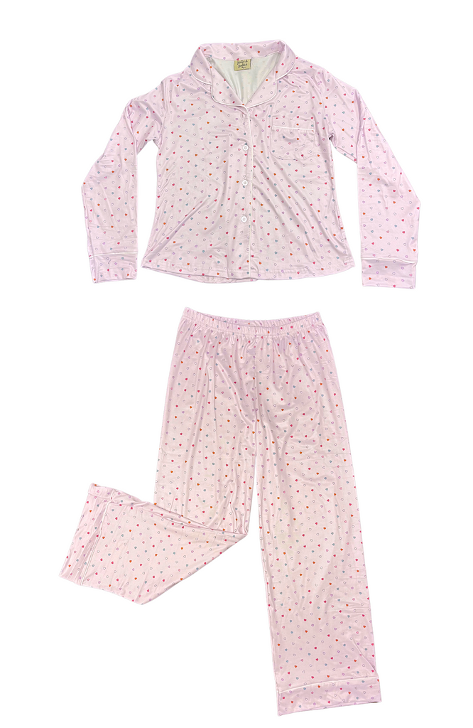Mini Hearts Pajama Set
