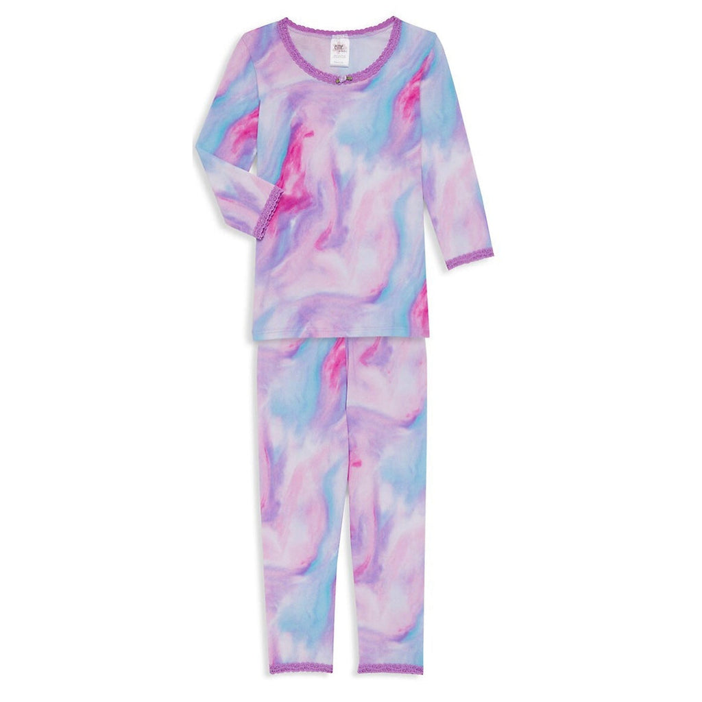 3/4 Swirl Pajama Set