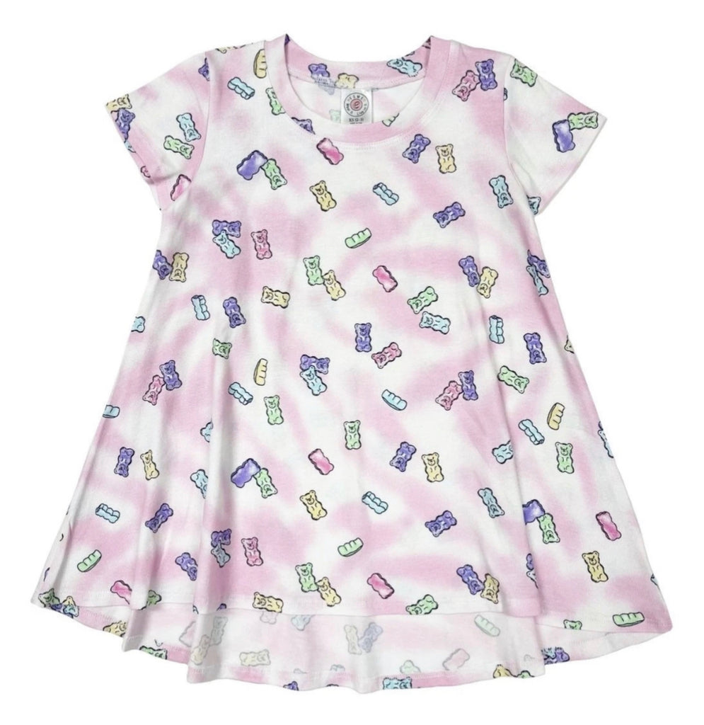 Gummy Bear Short Sleeve Dress