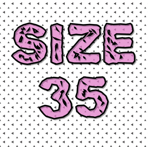 Size 35 (U.S.  3/3.5)