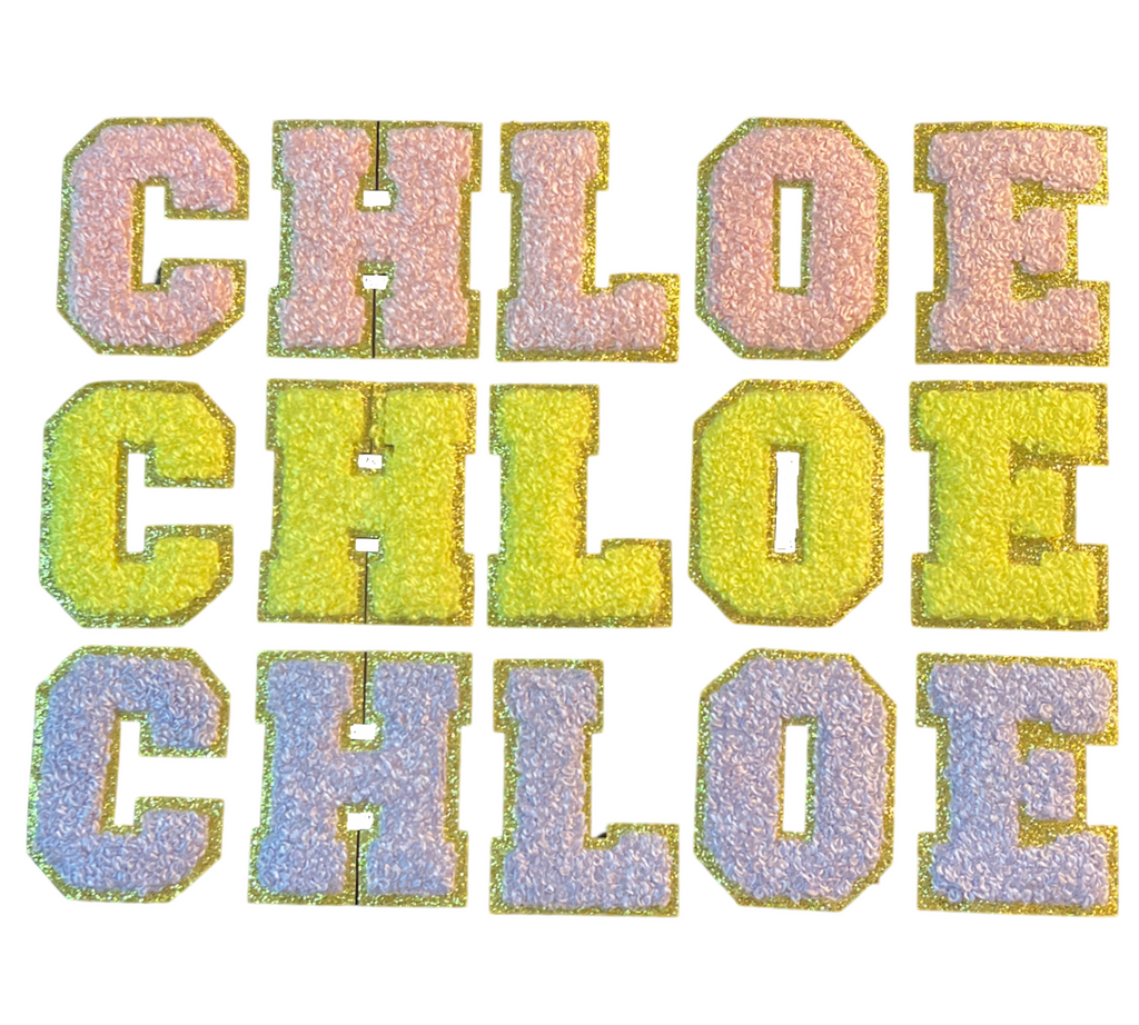 Small Chenile Letters