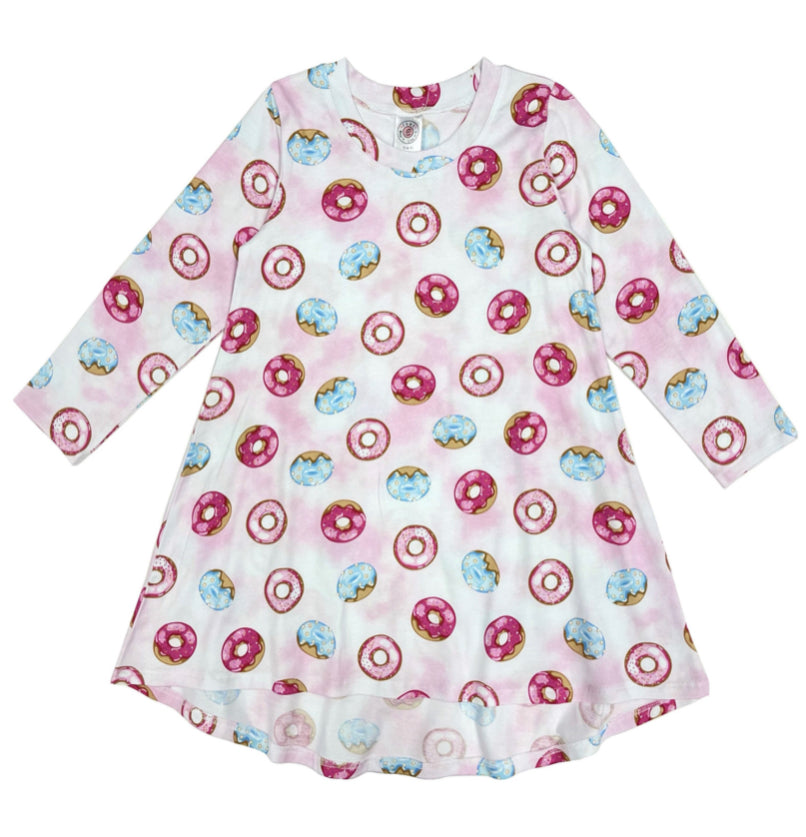 Donuts Long Sleeve Dress