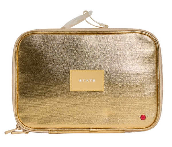 State Bags Rodgers Lunch Box- Gold