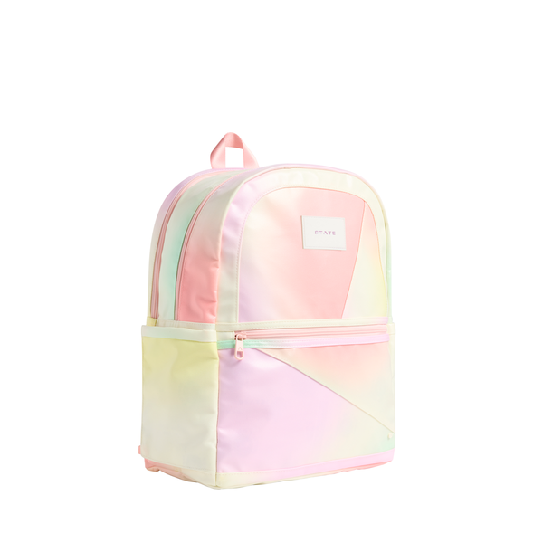 State Bags Kane Double Pocket LARGEST SIZE Backpack- Tie Dye Patchwork