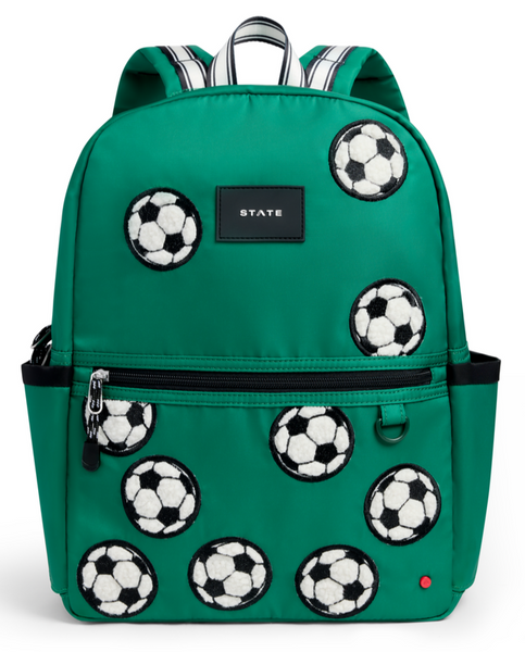 State Bags Kane Backpack- Fuzzy Soccer Balls