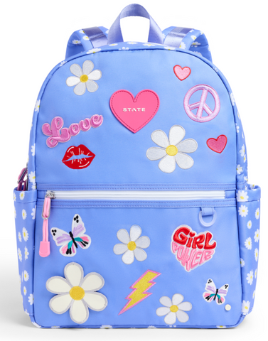 State Bags Kane Double Pocket Backpack- Girl Power