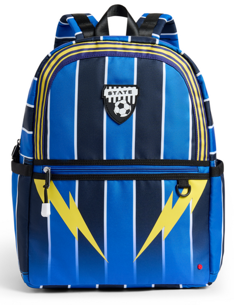 State Bags Kane Double Pocket Backpack- Soccer Jersey