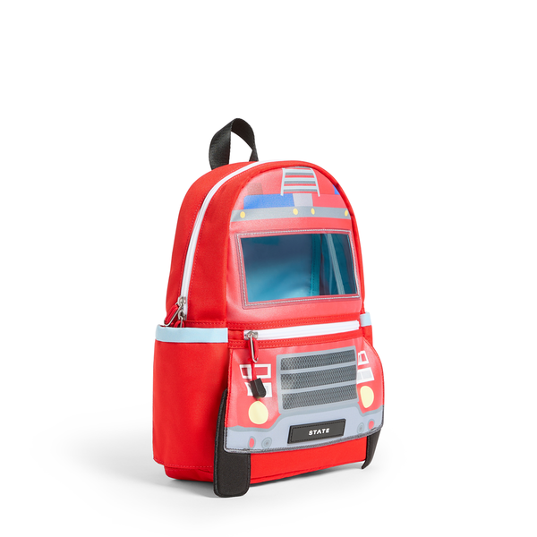 State Bags Kane Mini Backpack- Firetruck