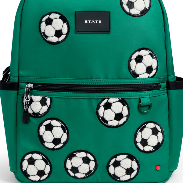 State Bags Kane Backpack- Fuzzy Soccer Balls