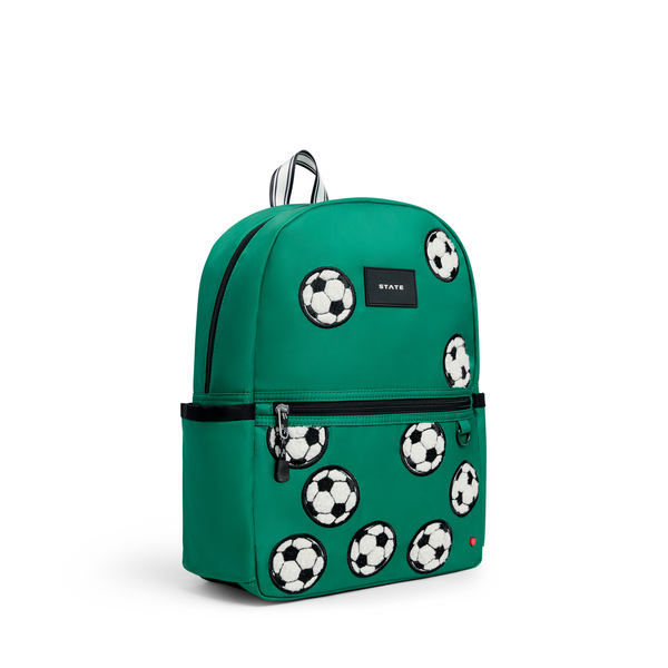 State Bags Kane Backpack- Fuzzy Soccer Balls