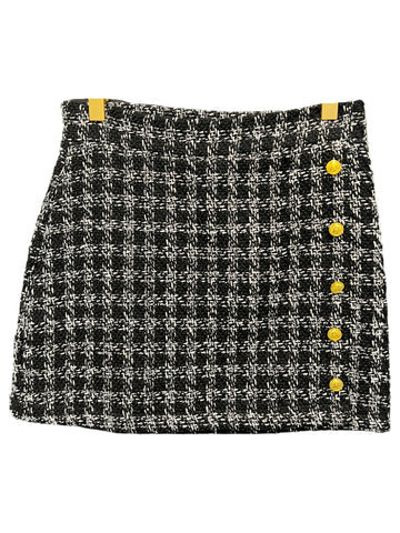 Black Tweed Skirt