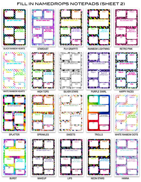 Custom Fill In Notepad