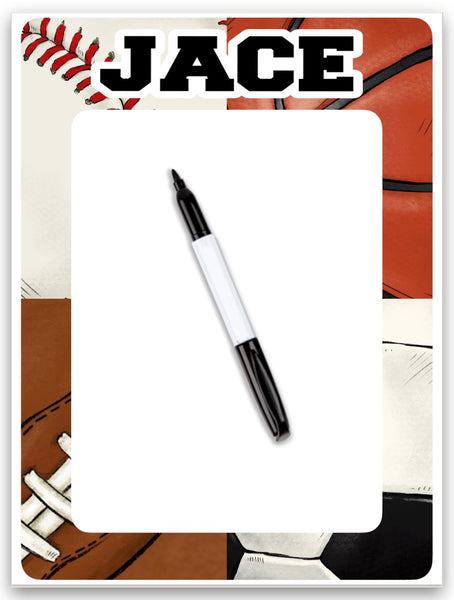 Custom Laminated Dry Erase Board