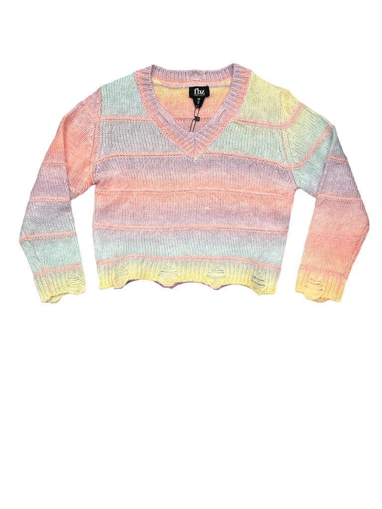 Pastel Ombre Sweater (sz Medium- 8)
