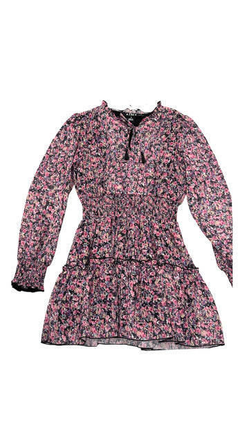 Pinks Long Sleeve Floral Dress (sz 4 & 6)
