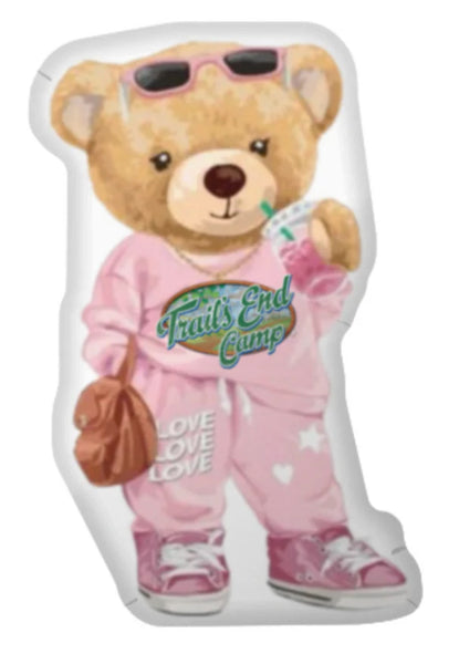 Custom Camp Bear Pillow