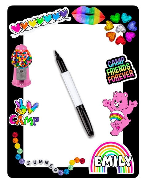 Custom Laminated Dry Erase Board