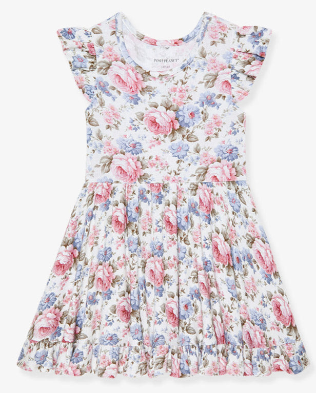 Posh Peanut Etta Pointelle Ruffled Twirl Dress Stella Mara Posh Peanut Etta Pointelle Ruffled Twirl Dress Stella Mara