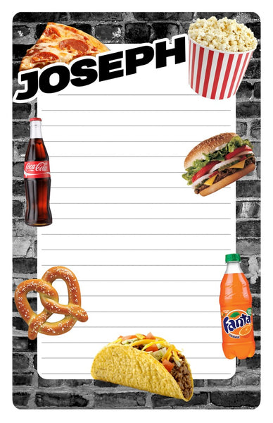 Custom Lined Notepad