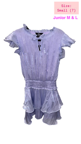 Purple Shimmer Studded Dress (sz S:7 Junior M)