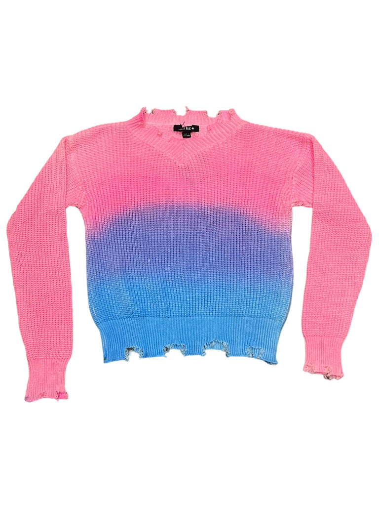 Ombre Ribbed Sweater (sz 5)