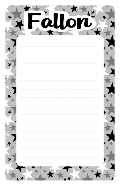 Custom Lined Notepad