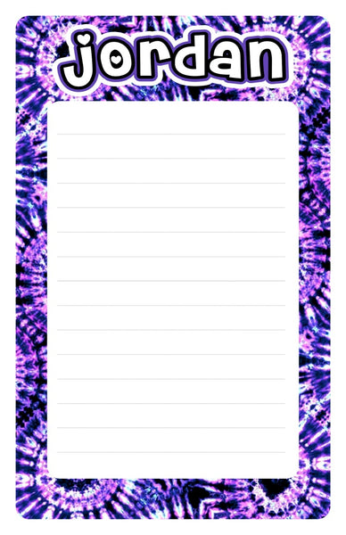 Custom Lined Notepad