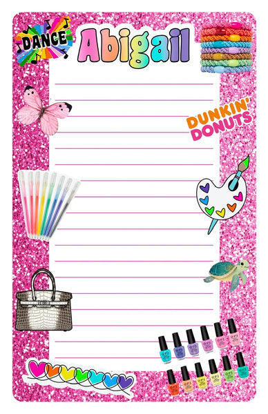 Custom Lined Notepad