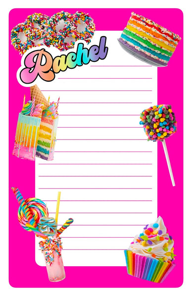 Custom Lined Notepad