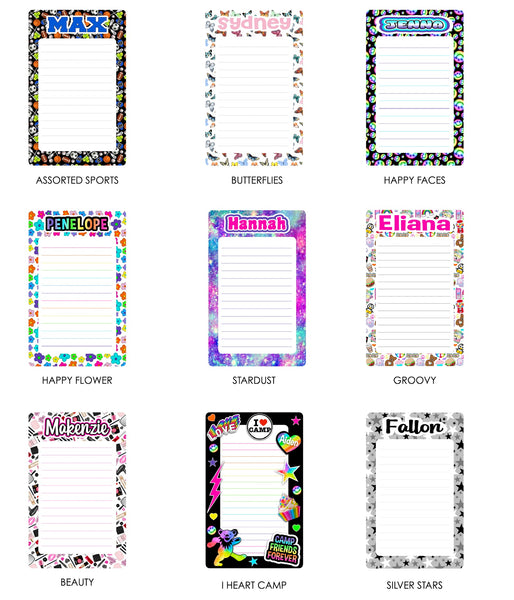 Custom Lined Notepad