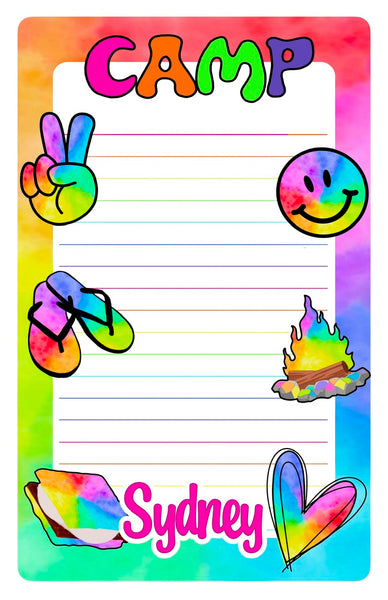 Custom Lined Notepad