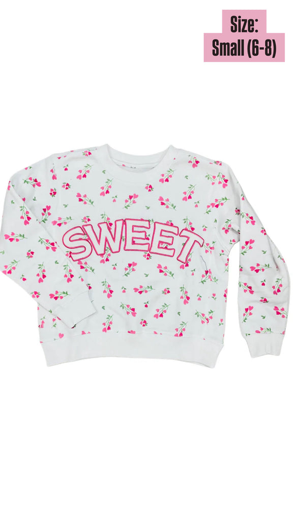 Floral Pullover (sz 6-8)