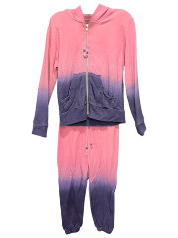 Ombre Zip Up & Sweatpants Set