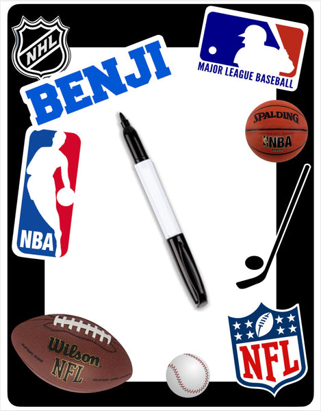 Custom Laminated Dry Erase Board