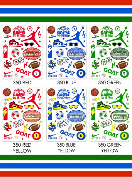 Custom Cling-It Sheets 9x12