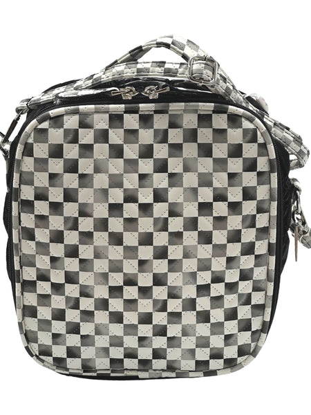 Bari Lynn Lunch Bag- Black Checkered