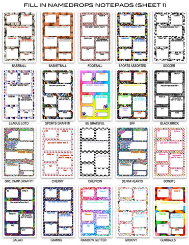 Custom Fill In Notepad
