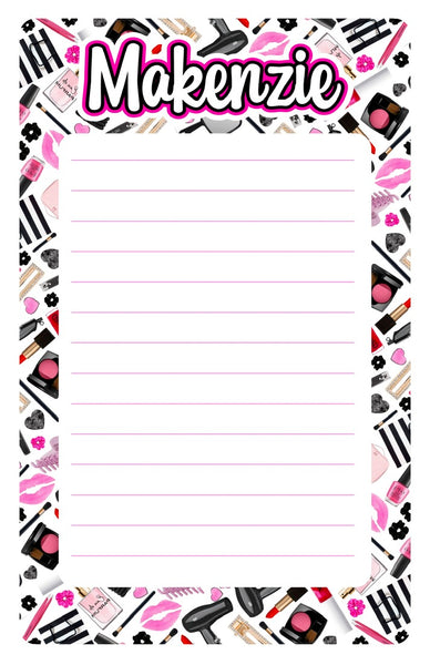 Custom Lined Notepad
