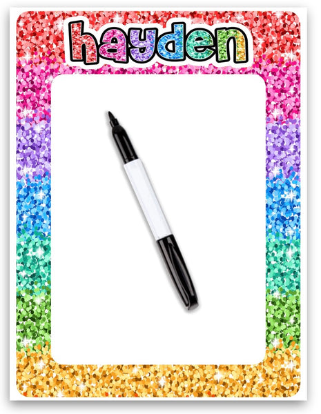 Custom Laminated Dry Erase Board