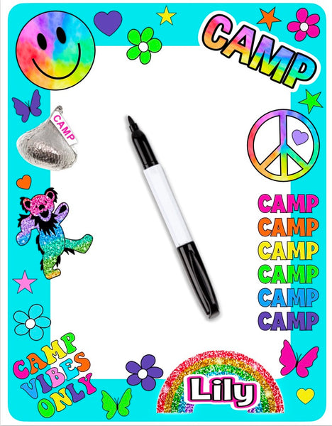 Custom Laminated Dry Erase Board