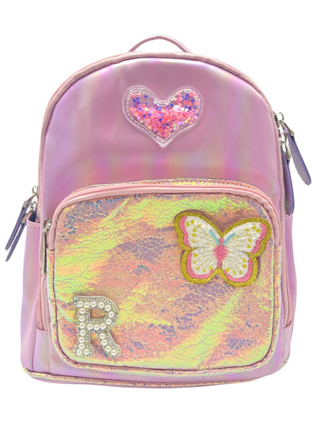 Bari Lynn Mini Backpack- Pink Confetti Heart