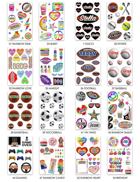 Custom Cling-It Sheets 9x12