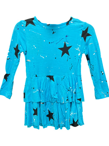 Blue Stars Dress (12m)