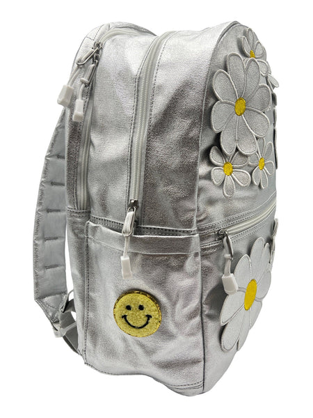 State Bags Kane Double Pocket Backpack- Daisies