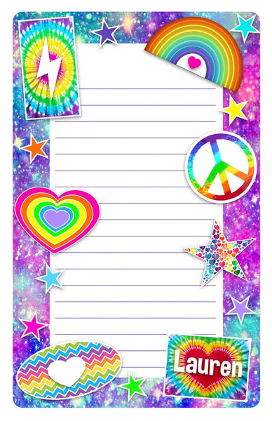 Custom Lined Notepad