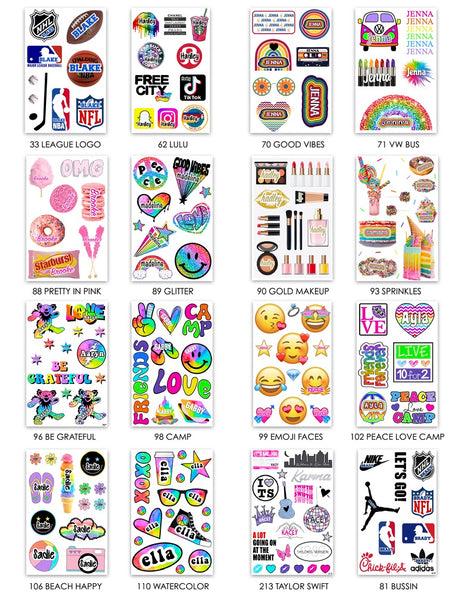 Custom Cling-It Sheets 9x12
