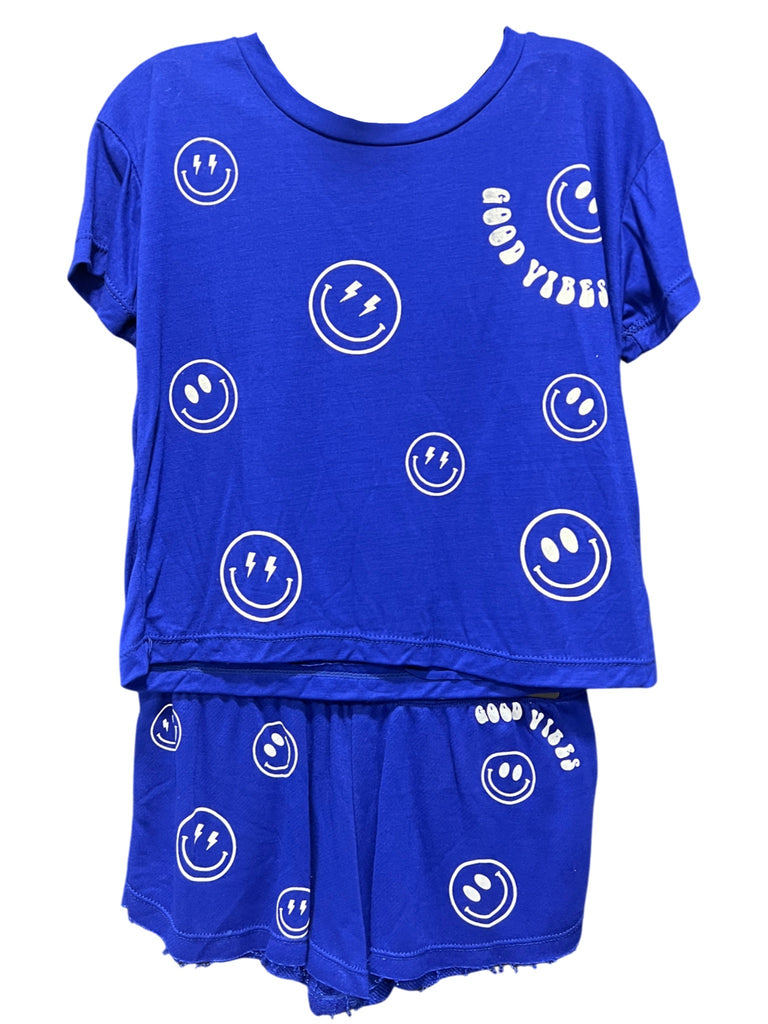 Royal Blue Smiley Set (sz 5)