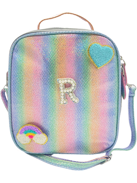 Bari Lynn Lunch Bag- Rainbow Shimmer